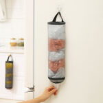 2 Pcs Grocery Bag Holder Wall Mount – Plastic Bag Holder Kitchen Organizer - Image 14